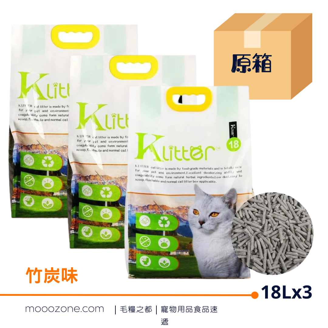 Klitter 貓砂｜Tofu Cat Litter 豆腐貓砂 (2.0mm) 18L