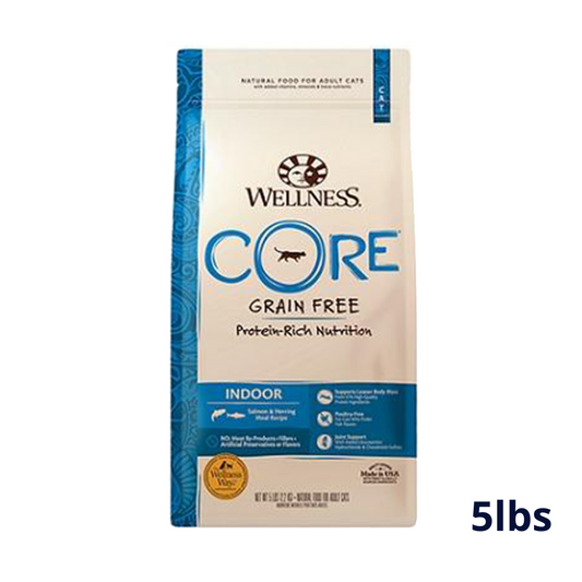 Wellness CORE 無穀物貓糧 - 室內貓海魚配方 5lbs