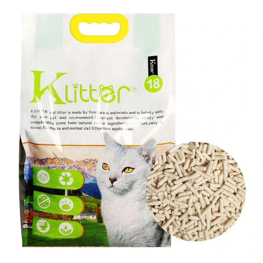 Klitter Cat Litter｜Tofu Cat Litter Tofu Cat Litter (2.0mm) 18L - Original Flavor